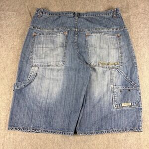 Y2K Baggy Jean Shorts Men Denim Carpenter Size 40 x 14 Blue Skate Grunge Pinkman